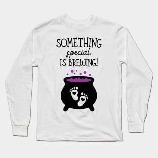 Something Special is Brewing, Halloween Costume for Pregnant Women Long Sleeve T-Shirt